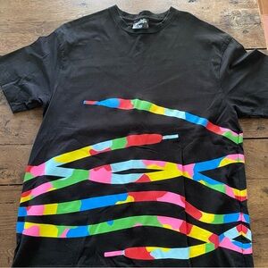 VTG Sneaker Pimps Colorful Graphic Black T-Shirt size XL